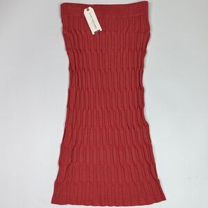 Earthbound Pink Stretch Pencil Skirt Size Small NWT